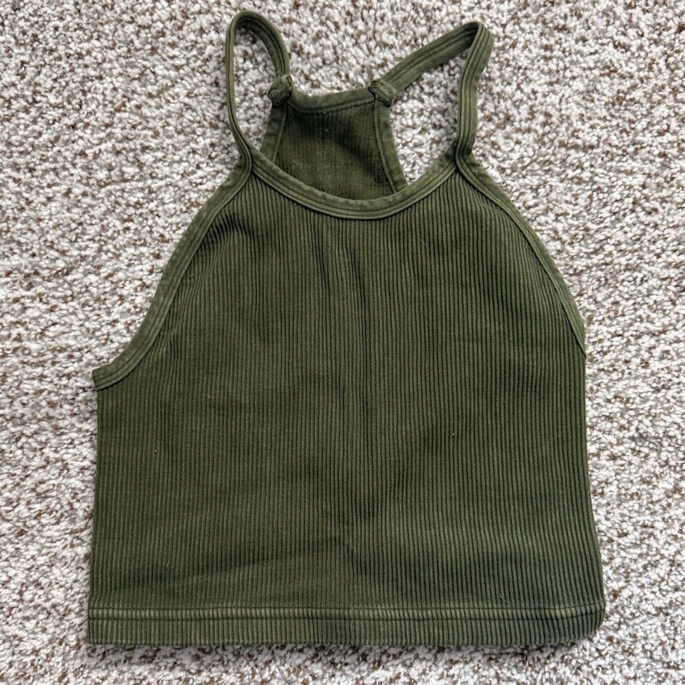 Free People Happiness Runs Ribbed Crop Tank